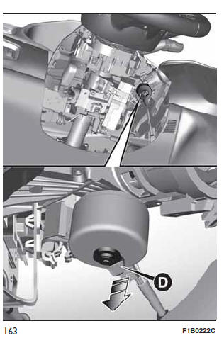 Caixa automática de embraiagem dupla - extração da chave