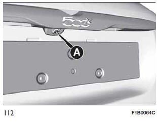 Câmara posterior (rear view camera) 