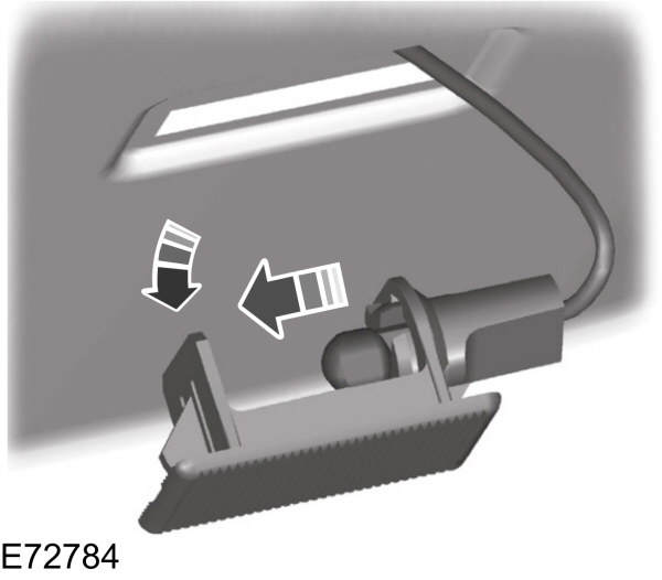 Luz do porta-bagagem, luz do espaço para os pés e luz da porta do compartimento de bagagem