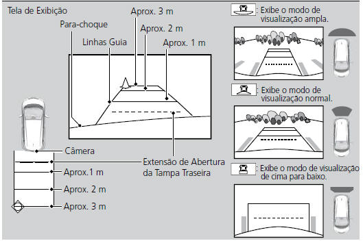 Câmera Traseira Multivisão