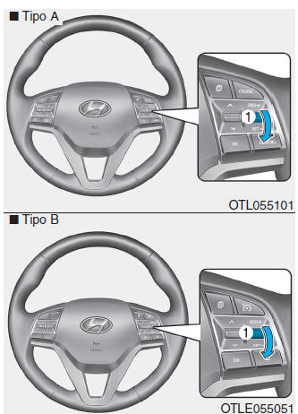 Funcionamento do controlo da velocidade de cruzeiro