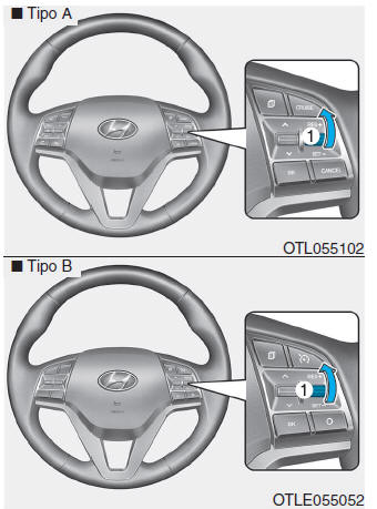 Funcionamento do controlo da velocidade de cruzeiro