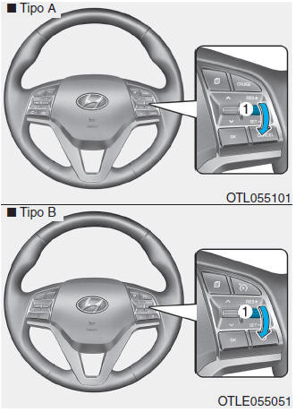 Funcionamento do controlo da velocidade de cruzeiro