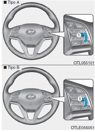 Funcionamento do controlo da velocidade de cruzeiro